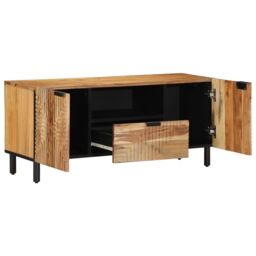 Berkfield Home TV Cabinet 105x33, 5x46 cm Solid Wood Acacia in Brown - thumbnail 2