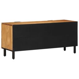 Berkfield Home TV Cabinet 105x33, 5x46 cm Solid Wood Acacia in Brown - thumbnail 3