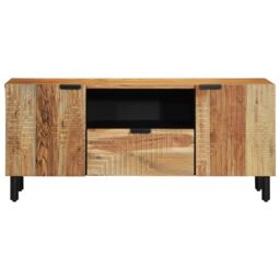 Berkfield Home TV Cabinet 105x33, 5x46 cm Solid Wood Acacia in Brown - thumbnail 4