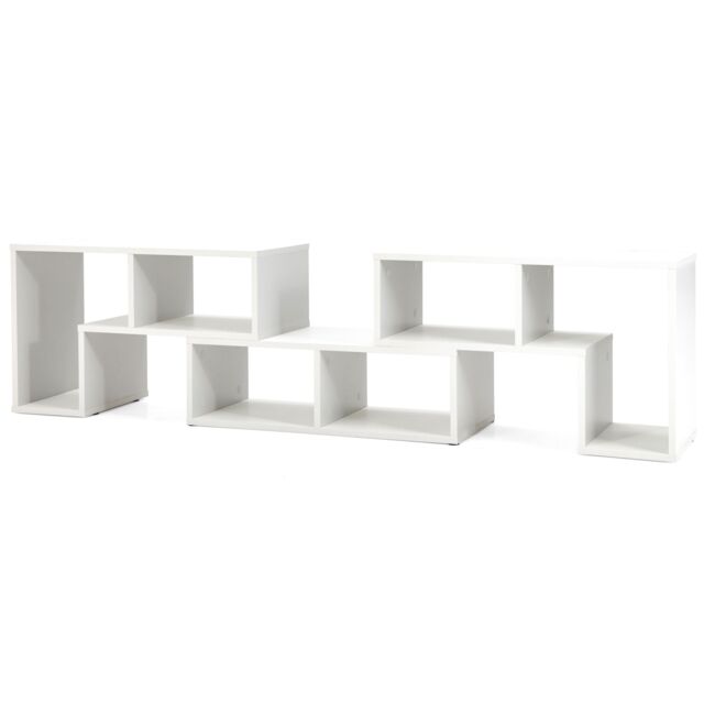 Costway TV Stand for TVs up to 65 Inches Free Combination Adjustable TV Cabinet Center in White - image 1