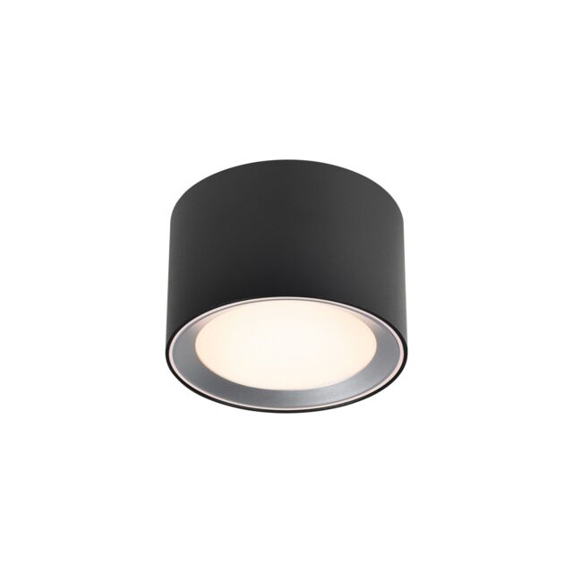 Nordlux Modern Indoor Ceiling Light Black Metal Intergrated LED Smart - Mains Powered, IP44 - image 1