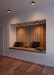 Nordlux Modern Indoor Ceiling Light Black Metal Intergrated LED Smart - Mains Powered, IP44 - thumbnail 7