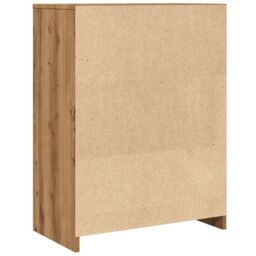 Berkfield Home Bathroom Cabinet Artisan Oak 60x33x80 cm Engineered Wood in Brown - Size: 60 x 33 x 80 cm - thumbnail 6