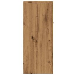 Berkfield Home Bathroom Cabinet Artisan Oak 60x33x80 cm Engineered Wood in Brown - Size: 60 x 33 x 80 cm - thumbnail 5