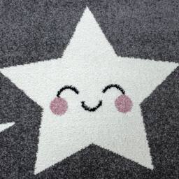 Bravich LTD Stars Rug - Kids in Grey - Size: 160 cm x 230 cm - thumbnail 2