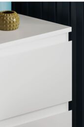 Home Discount Vida Designs Denver 6 Drawer Chest of Drawers Storage in White - thumbnail 5