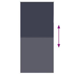 Berkfield Home Roller Blind Blackout Marine 95x230 cm Fabric Width 90.7 cm Polyester in Blue - thumbnail 5