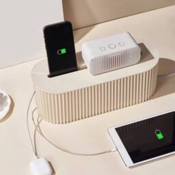 EONLION Cable Wire Cord Storage Box Case in Beige - Size: 500mm - thumbnail 3