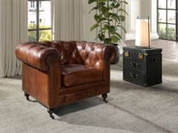 Angel Cerda Black Leather Trunk with Gold Studs 55x50x62 cm - Size: 55 x 50 x 62 cm - thumbnail 5