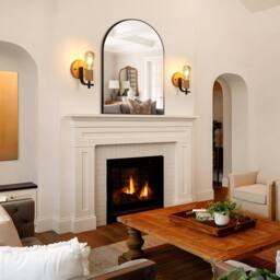 COMELY 2 Pack Indoor Wall Lights, Vintage Wood Wall Lights Black, E27 - thumbnail 4