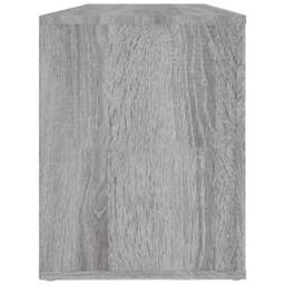 Berkfield Home Shoe Cabinet Grey Sonoma 100x35x45 cm Engineered Wood - Size: 100 x 35 x 45 cm - thumbnail 6
