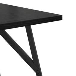 Berkfield Home Side Table Set of 2 - Black Oak Engineered Wood & Metal - thumbnail 7
