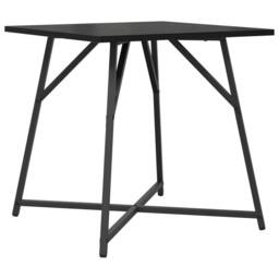 Berkfield Home Side Table Set of 2 - Black Oak Engineered Wood & Metal - thumbnail 5