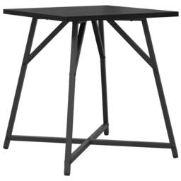 Berkfield Home Side Table Set of 2 - Black Oak Engineered Wood & Metal - thumbnail 6