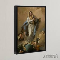 "Artery8 Giambattista Tiepolo Immaculate Conception of Mary Framed Canvas Art - Size: W12"" x H16""" - thumbnail 2