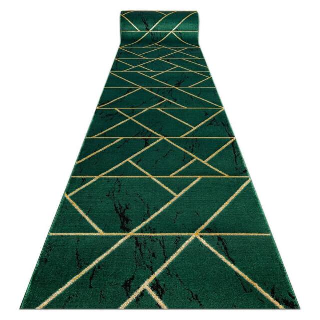 RugsX Exclusive Emerald Runner in Green - Size: 80 cm x 380 cm - image 1