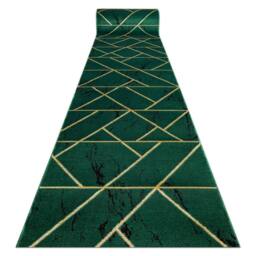 RugsX Exclusive Emerald Runner in Green - Size: 80 cm x 380 cm - thumbnail 1