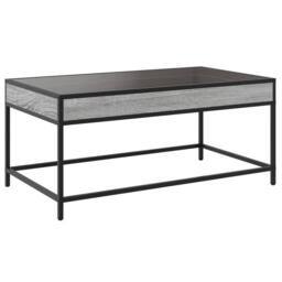 Berkfield Home Coffee Table with Infinity LED Grey Sonoma 90x50x41 cm - Size: 90 x 50 x 41 cm - thumbnail 8