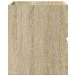 Berkfield Home Sink Cabinet Sonoma Oak 41x38.5x45 cm Engineered Wood in Light Tan - thumbnail 6