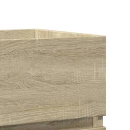 Berkfield Home Sink Cabinet Sonoma Oak 41x38.5x45 cm Engineered Wood in Light Tan - thumbnail 8