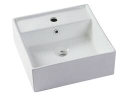 Vente-unique Light Natural Wall-Hung Bathroom Unit With Double Square Countertop in Light Oak - thumbnail 9