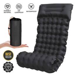 FLAVORA Black Car Inflatable Camping Air Mattress - Size: Single - thumbnail 2