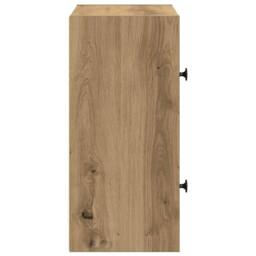 Berkfield Home Bookcase Artisan Oak 40x24x52 cm Engineered Wood in Brown - Size: 40 x 24 x 52 cm - thumbnail 6