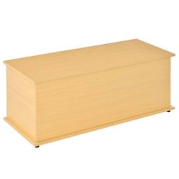 Pirlo Plush Large Wooden Storage Box Chest Trunk in Brown - thumbnail 8