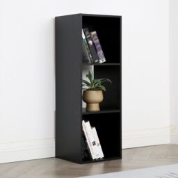 Home Garden Direct Jane - 3x1 Bookcase - Cube storage boxes (Black) in Black - Size: 1 Pack - thumbnail 3