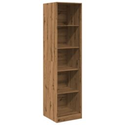 Berkfield Home Wardrobe Artisian Oak 50x50x200 cm Engineered Wood in Brown - Size: 50 x 50 x 200 cm - thumbnail 2
