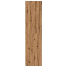 Berkfield Home Wardrobe Artisian Oak 50x50x200 cm Engineered Wood in Brown - Size: 50 x 50 x 200 cm - thumbnail 5