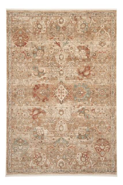 Kukoon Beige Traditional Floral Soft Pile Living Room Area Rug - Size: 160 cm x 230 cm - image 1