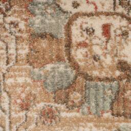Kukoon Beige Traditional Floral Soft Pile Living Room Area Rug - Size: 160 cm x 230 cm - thumbnail 8