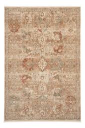 Kukoon Beige Traditional Floral Soft Pile Living Room Area Rug - Size: 160 cm x 230 cm - thumbnail 1