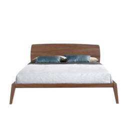 Angel Cerda Walnut Veneer Double Bed Model (160x200 cm) - thumbnail 2