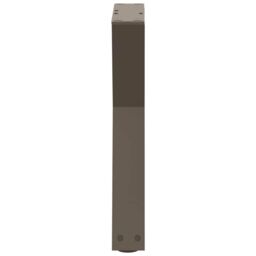 Berkfield Home Coffee Table Legs 2 pcs Natural Steel 28x(42-43.3) cm Steel in Brown - thumbnail 6