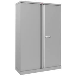 Phoenix Safe Company Steel Storage Cupboard in Grey with Electronic Lock, SCL1491GGE - Size: 140 cm x 100 cm