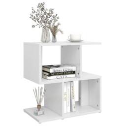 Berkfield Home Elegant Bedside Cabinets 2 pcs White 50x30x51.5 cm Engineered Wood - thumbnail 4