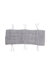 Living and Home 125x48cm Sherpa Fleece Lounge Cushion Warm Seat Pad Cosy Home Decor in Grey - Size: 125x48 cm - thumbnail 3