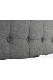 Julian Bowen Sorrento Upholstered Bed in Grey - Size: Double - thumbnail 5