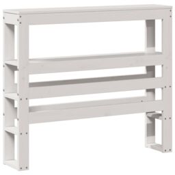 Berkfield Home Bed Frame with Headboard without Mattress White 90x200 cm - thumbnail 6