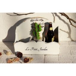Minster Shabby Frilly Box - Wood - L8 x W35 x H35 cm - White - Size: 1 Pack - thumbnail 2
