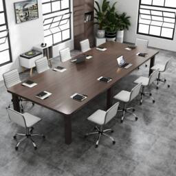 Costway Task Chair Adjustable Office Chair w/Swivel Seat & Wheels in White - thumbnail 8