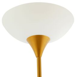 Happy Homewares Modern Mother & Child Floor Lamp with Adjustable Reading Lights in Gold - thumbnail 5