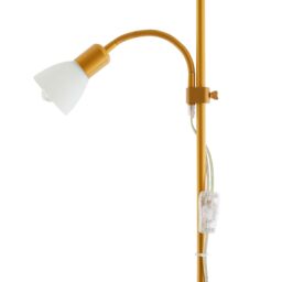 Happy Homewares Modern Mother & Child Floor Lamp with Adjustable Reading Lights in Gold - thumbnail 8