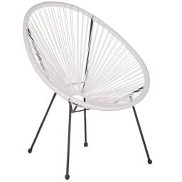 Wyld and Coco Bistro 3-Piece White PE Rattan 2-Seater Round Set - thumbnail 6