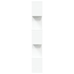 Berkfield Home Room Divider Bookcase 5-Tier White 70x24x161 cm Engineered Wood - Size: 70 x 24 x 161 cm - thumbnail 6
