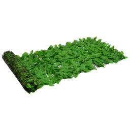 Berkfield Home Balcony Screen with Green Leaves 200x75 cm - thumbnail 1