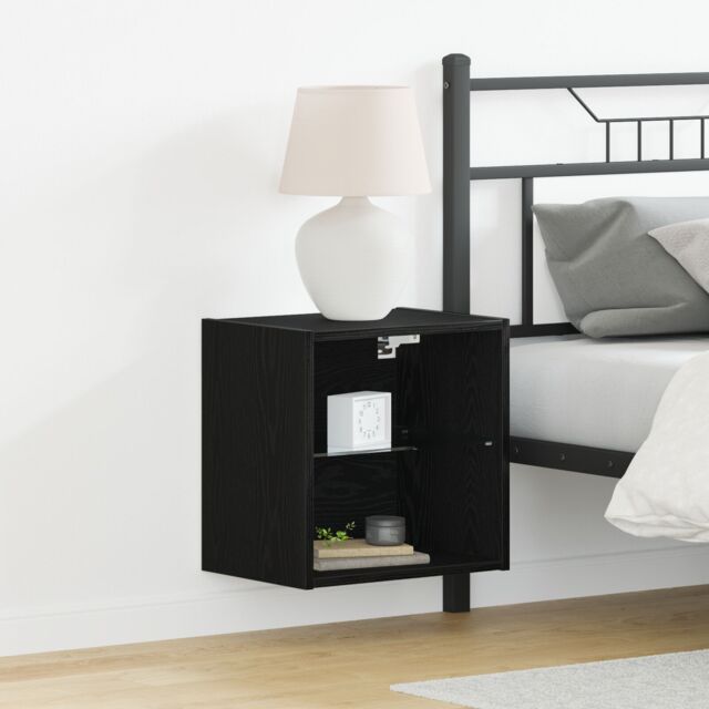 Berkfield Home Floating Shelf Black Oak 40x28, 5x40 cm Engineered Wood - image 1
