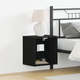 Berkfield Home Floating Shelf Black Oak 40x28, 5x40 cm Engineered Wood